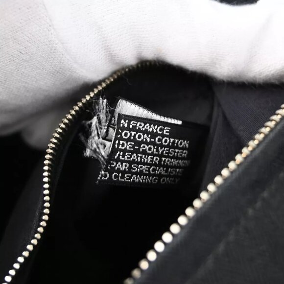 Hermes Black Chevrons Acapulco PM Tote Handbag - Picture 10 of 10